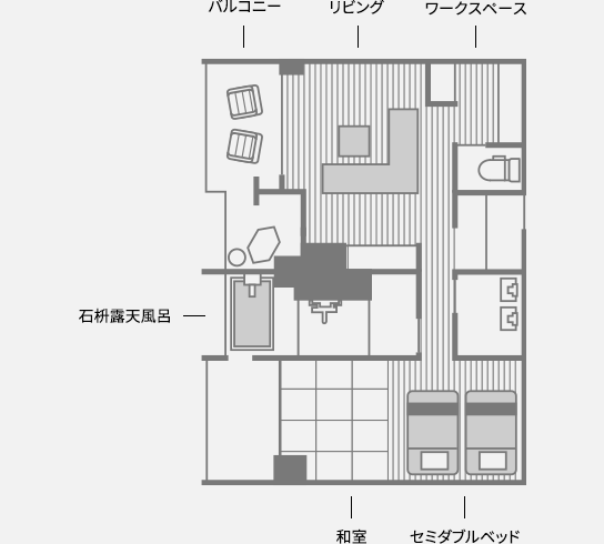 志だてスイート 間取り図